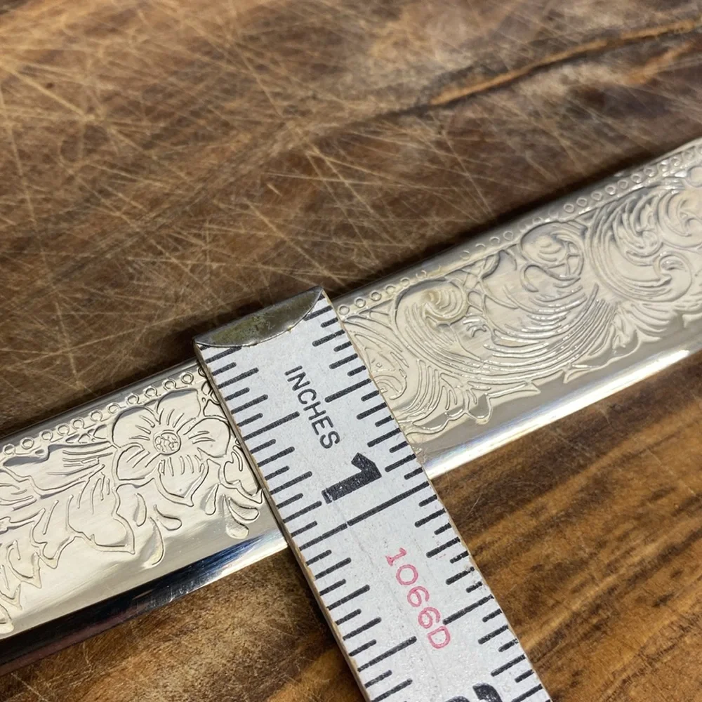 International Silver Company Cake Knife Server Silverplate Crown Handle
